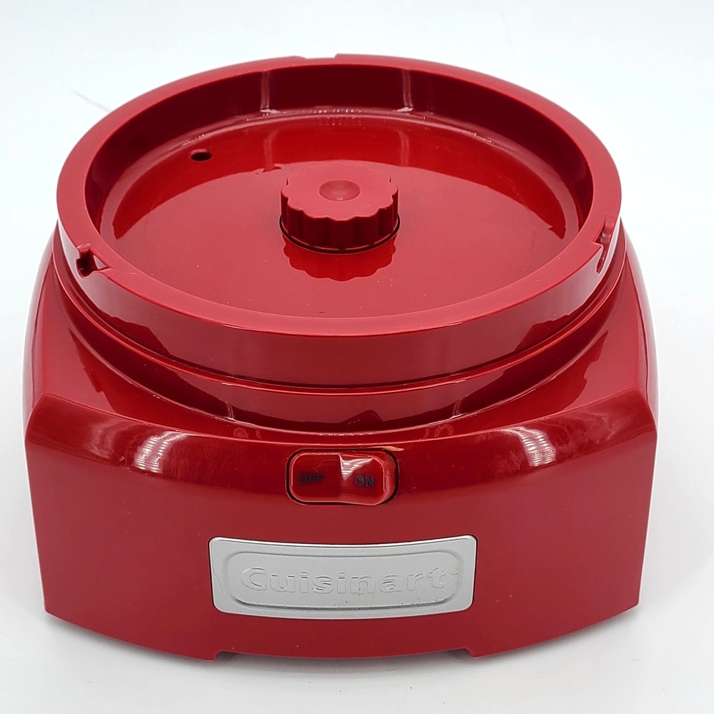 Cuisinart Ice Cream Maker Red Model ICE-21 Motor Replacement Base Only Tested